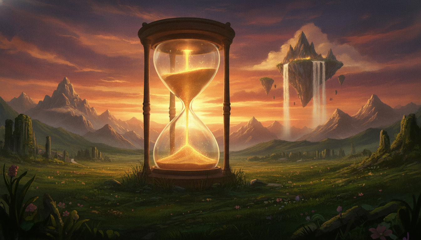 Reloj de arena dorado en un campo de aventura: cuánto dura cada juego de Zelda